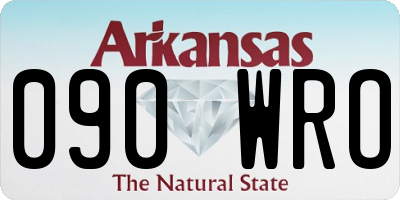 AR license plate 090WRO
