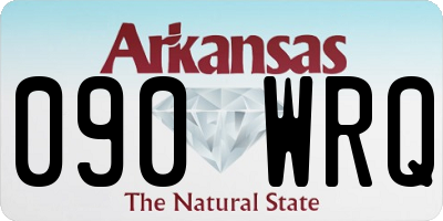 AR license plate 090WRQ