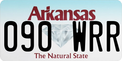 AR license plate 090WRR
