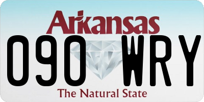 AR license plate 090WRY