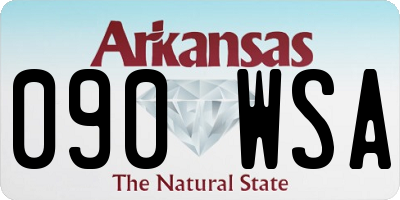 AR license plate 090WSA