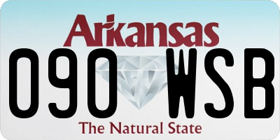 AR license plate 090WSB