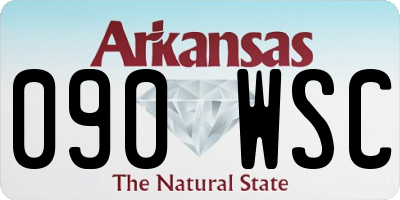 AR license plate 090WSC