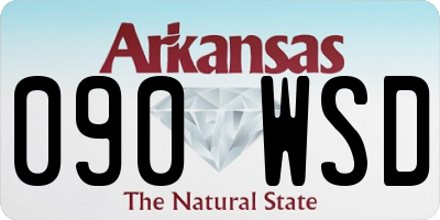 AR license plate 090WSD