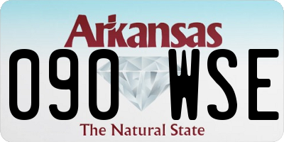 AR license plate 090WSE