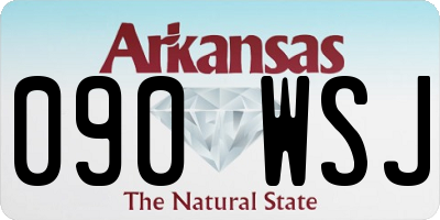 AR license plate 090WSJ