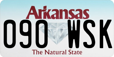AR license plate 090WSK