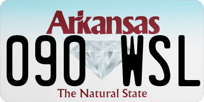 AR license plate 090WSL