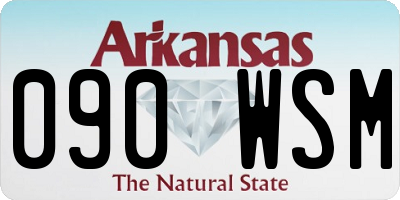 AR license plate 090WSM