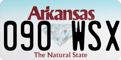 AR license plate 090WSX