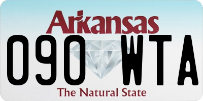 AR license plate 090WTA