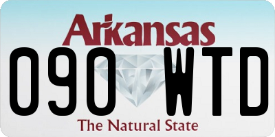 AR license plate 090WTD