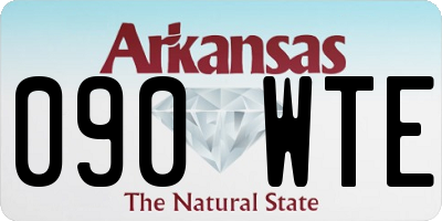 AR license plate 090WTE