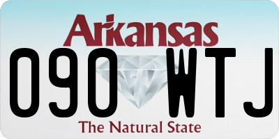 AR license plate 090WTJ