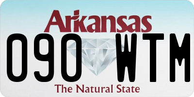 AR license plate 090WTM