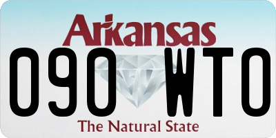 AR license plate 090WTO