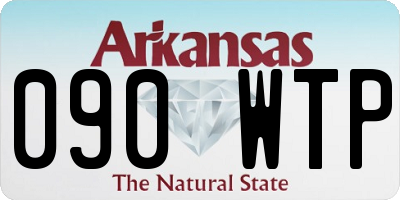 AR license plate 090WTP