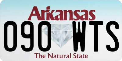 AR license plate 090WTS