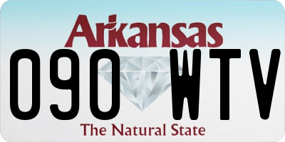 AR license plate 090WTV
