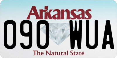 AR license plate 090WUA