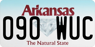 AR license plate 090WUC