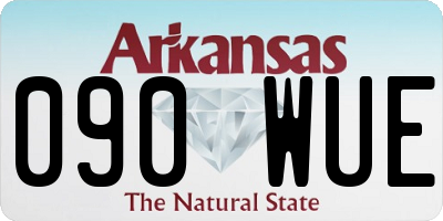 AR license plate 090WUE