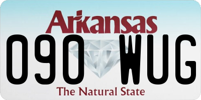 AR license plate 090WUG