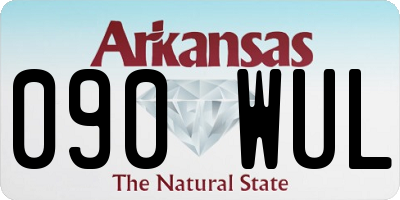 AR license plate 090WUL