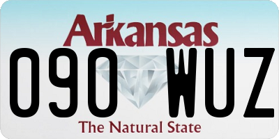AR license plate 090WUZ