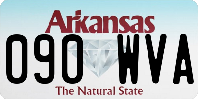AR license plate 090WVA