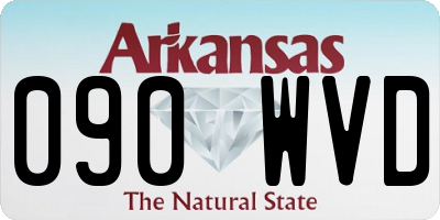 AR license plate 090WVD