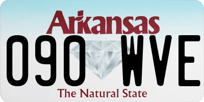 AR license plate 090WVE