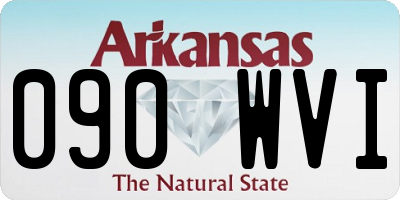 AR license plate 090WVI