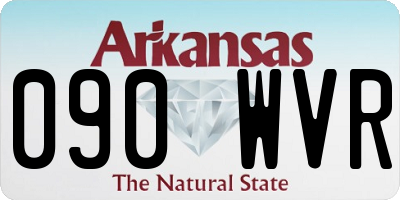 AR license plate 090WVR