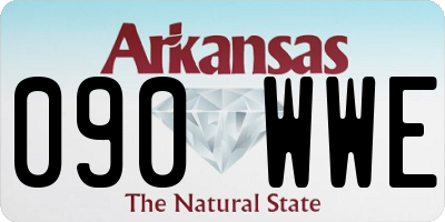 AR license plate 090WWE