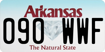 AR license plate 090WWF