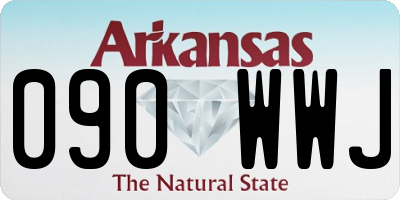 AR license plate 090WWJ