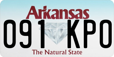 AR license plate 091KPO