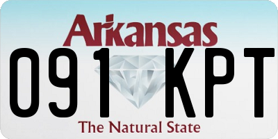 AR license plate 091KPT