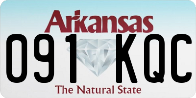 AR license plate 091KQC