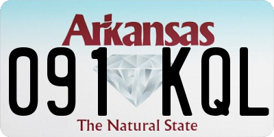 AR license plate 091KQL