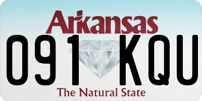 AR license plate 091KQU