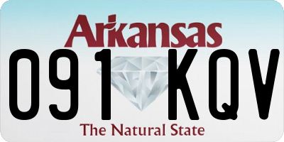 AR license plate 091KQV