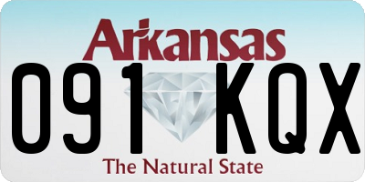 AR license plate 091KQX