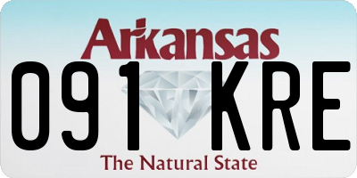 AR license plate 091KRE