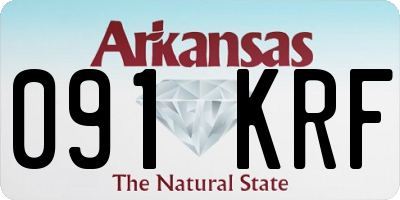 AR license plate 091KRF