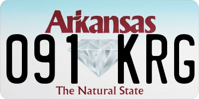 AR license plate 091KRG