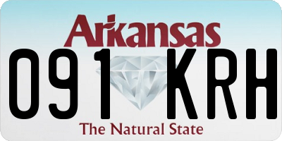 AR license plate 091KRH