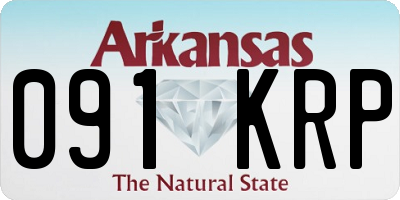AR license plate 091KRP
