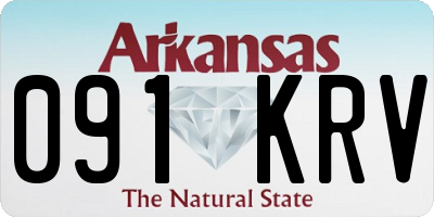 AR license plate 091KRV